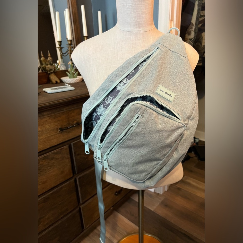 Vera Bradley Light Gray Backpack